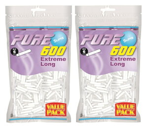 【ランキング1位 高評価】 PURE ピュア フィルター バリューパック 600個入 2個セット pure スリム エクストリームロング エクストリームロングメンソール チャコール スーパースリムチャコー