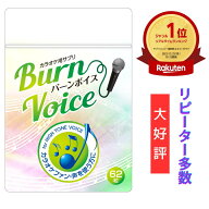 【楽天1位 2冠達成!!】カラオケ サプリ 高音 BURN VOICE (バーンボイス) リンゴ酸＆マグネシウム シナモ…