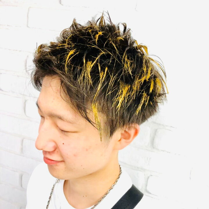 楽天市場 公式 Emajiny Sax Gold S46 エマジニーサックスゴールド ヘアカラー ワックス 金 36g 日本製 無香料 ヘアワックス ヘアーワックス ゴールド インナー カラー 髪染め 1日だけ ワンポイント ハイライト セルフカラー 高発色 簡単 セルフ おしゃれ 派手