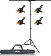 【P5倍★】EMART T字型背景スタンド 90x200cm 150x260cm 撮影スタンド グリーンバックスタンド 高さ調整…