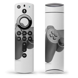 Fire TV Stick 第2世代 リモコン専用スキンシール Amazonビデオ Alexa 全面 フル 背面 正面 液晶 ステッカー ケース 保護シール 人気 000237 ゲーム　コントローラー