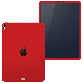igsticker iPad Pro 11 inch インチ 対応 apple アップル アイパッド A1934 A1979 A1980 A2013 全面スキンシール フル 背面 側面 正面 液晶 タブレットケース ステッカー タブレット 保護シール 人気 009020 シンプル　無地　赤