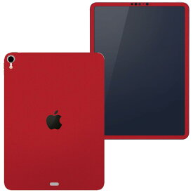 igsticker iPad Pro 11 inch インチ 対応 apple アップル アイパッド A1934 A1979 A1980 A2013 全面スキンシール フル 背面 側面 正面 液晶 タブレットケース ステッカー タブレット 保護シール 人気 012229 赤　単色　シンプル