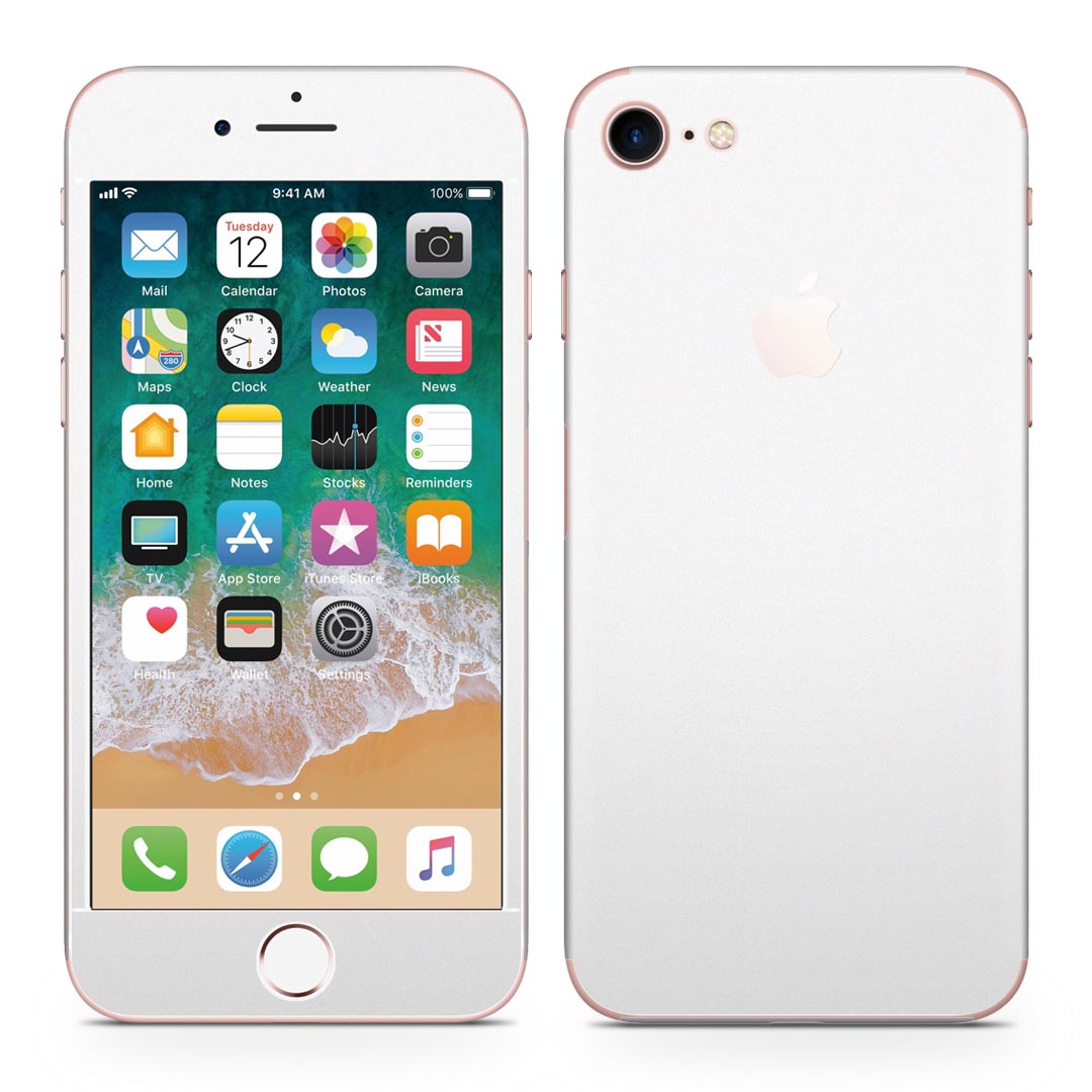 iPhone8  対応 アイフォン 全面スキンシール フル 背面 側面 正面 液晶 スマホケース ステッカー スマホカバー ケース 保護シール スマホ スマートフォン 人気   004273 白　シンプル　無地