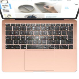キーボード用スキンシール MacBook Air 13inch 2018 専用 キートップ ステッカー A1932 Apple マックブック エア ノートパソコン アクセサリー 保護 006464 雲　雨