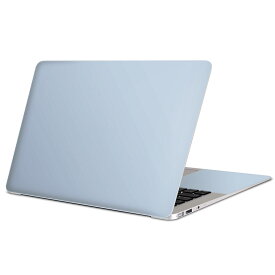 MacBook 用スキンシール マックブック 13インチ 14インチ 15インチ 16インチ Mac Book Pro Air 各種対応 ノートパソコン カバー ケース フィルム ステッカー アクセサリー 保護 009004 その他 シンプル　無地　青
