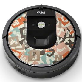 ルンバ Roomba iRobot 【960 980 対応】 専用スキンシール カバー ケース 保護 フィルム ステッカー デコ アクセサリー 掃除機 家電 000199 ユニーク その他