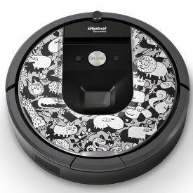 ルンバ Roomba iRobot 【960 980 対応】 専用スキンシール カバー ケース 保護 フィルム ステッカー デコ アクセサリー 掃除機 家電 006799 その他 動物　イラスト