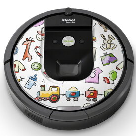 ルンバ Roomba iRobot 【960 980 対応】 専用スキンシール カバー ケース 保護 フィルム ステッカー デコ アクセサリー 掃除機 家電 011954 赤ちゃん　おもちゃ　かわいい