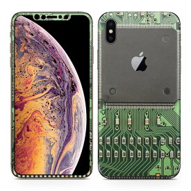 igsticker iPhone Xs Max iphonexsmax 対応 apple アップル アイフォン アイフォーン 全面スキンシール フル 背面 側面 正面 液晶 スマホケース ステッカー スマホカバー ケース 保護シール スマホ スマートフォン 人気 010272 部品　ネジ　緑