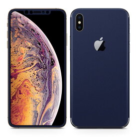 igsticker iPhone Xs Max iphonexsmax 対応 apple アップル アイフォン アイフォーン 全面スキンシール フル 背面 側面 正面 液晶 スマホケース ステッカー スマホカバー ケース 保護シール スマホ スマートフォン 人気 012245 青　単色　シンプル