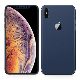 igsticker iPhone Xs Max iphonexsmax 対応 apple アップル アイフォン アイフォーン 全面スキンシール フル 背面 側面 正面 液晶 スマホケース ステッカー スマホカバー ケース 保護シール スマホ スマートフォン 人気 012249 青　単色　シンプル