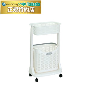 【ポイント6倍】高田ベッド ランドリーバスケット(2段) 設備用品 業務用 治療院 整骨院 整体院 病院 クリニック 福祉施設 ランドリー バスケット TB-1307-01