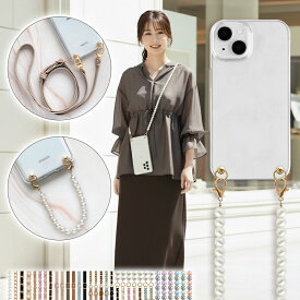 【月間優良ショップ受賞】スマホケース ハード【SH-04H AQUOS ZETA専用 クリアケース×ショートorロングストラップ】スマホショルダー ショルダー タイプ ストラップ スマホカバー ハードケース 斜めがけ くすみ 韓国 ギフト(メール便送料無料)受注生産