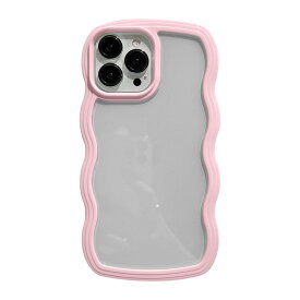 【月間優良ショップ受賞】スマホケース iPhoneケース【ウェーブフレームケース】iPhone ケース iphone カバー スマホ ケース スマホカバー MagSafe対応 ソフトケース TPU カメラ保護 レンズ保護 なみなみ うねうね ギフト メール便送料無料【あす楽】
