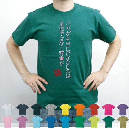 楽天市場 バカが本当にひかないのは風邪ではなく辞書だ 流言飛語 面白t 文字tシャツ 半袖tシャツ アメカジ アメリカンカジュアル B系 ストリート 名言 迷言メンズ レディース キッズ Emblem楽天市場店