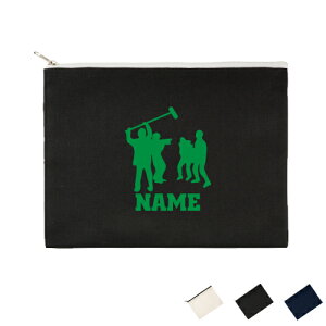 「映画部」名入れフラットポーチLサイズ ポーチ マルチケース マルチポーチ 小物入れ 収納 おもちゃバッグ クラッチバッグ 推し活 メンズ レディース オリジナル お揃い 部活 お名前 シネマ