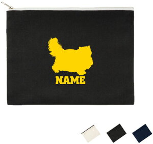 ペルシャ 名入れフラットポーチLサイズ ポーチ マルチケース マルチポーチ 小物入れ 収納 おもちゃバッグ クラッチバッグ 推し活 名入れ 名入れグッズ メンズ レディース オリジナル お揃い