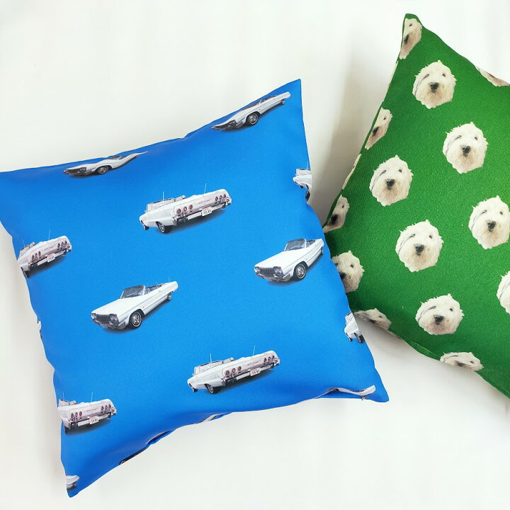 楽天市場】ブランケット＆クッションカバーセット「写真からつくる  