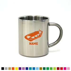 たこ焼き 名入れステンレスマグカップ(小) 真空二重構造 サーモ サーモマグ サーモステンレス 保冷性 保温性 断熱 【cb】名入れ マグカップ ステンレス takoyaki、 カップ コップ 食器 コー