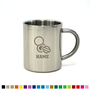 メイクアップアーティスト3 職業系名入れステンレスマグカップ(小) 真空二重構造 サーモ サーモマグ サーモステンレス 保冷性 保温性 断熱 コーヒーカップ【cb】名入れ マグカップ ステ