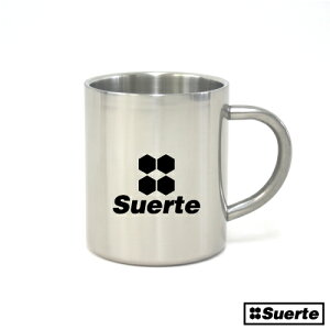 stmg03 スエルテ Suerte ステンレスマグカップ 二重構造 真空 保冷 保温 ホーム キッチン アウトドア BBQ バーベキュー キャンプ用品 アウトドア用品 【stmg】名入れ マグカップ ステンレス プレゼ