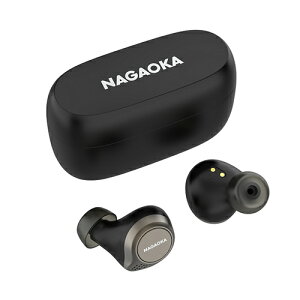 NAGAOKA Bluetooth5.0�Ή� �I�[�g�y�A�����O�@�\���� �����ԘA���Đ����S���C�����X�C���z�� �u���b�N BT824BK