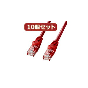 10�Z�b�g�T�����T�v���C �J�e�S��6UTPLAN�P�[�u�� 3m ���b�h LA-Y6-03RX10
