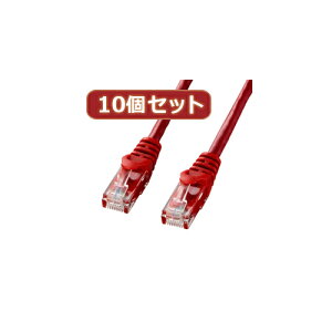 10�Z�b�g�T�����T�v���C �J�e�S��6UTPLAN�P�[�u�� 5m ���b�h LA-Y6-05RX10
