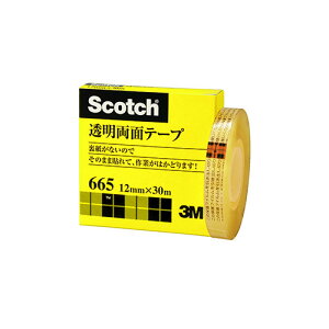 3M Scotch XRb` ʃe[v 12mm×30m 3M-665-1-12
