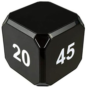 Datexx TimeCubePlus �^�C���L���[�u�v���X �v���Z�b�g�^�C�}�[ 2�E10�E20�E45�� �u���b�N DF-49