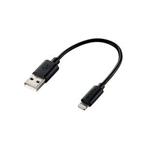 �G���R�� Lightning�P�[�u��/�X�^���_�[�h/0.1m/�u���b�N MPA-UAL01BK