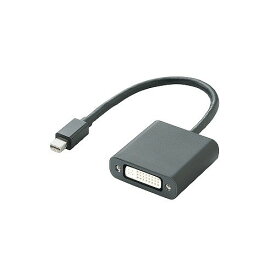 エレコム　Mini DisplayPort-DVI変換アダプタ 0.15m ブラック AD-MDPDVIBK