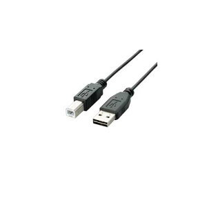�G���R���@���ʑ}��USB�P�[�u��(A-B) 3m �u���b�N U2C-DB30BK