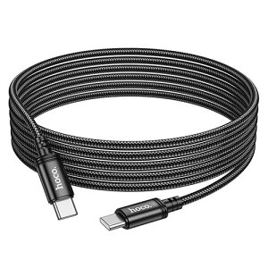 {gXgeNmW[ hoco X91 Type-C PD60WOP[u 3m ubN X91-TT-BK