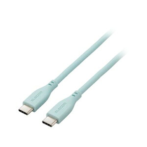 �G���R�� �Ȃ߂炩USB Type-C�P�[�u��(��F�ؕi�AC-C) ��1m �p�[���O���[�� MPA-CCSS10GN
