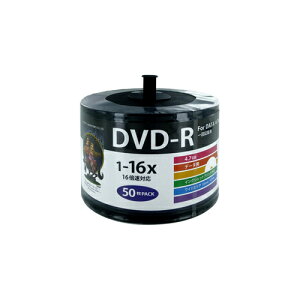 �y5�Z�b�g�z HIDISC DVD-R 4.7GB 50���X�s���h�� 16�{���� ���C�h�v�����^�u���Ή��l�ߑւ��p�G�R�p�b�N HDDR47JNP50SB2X5