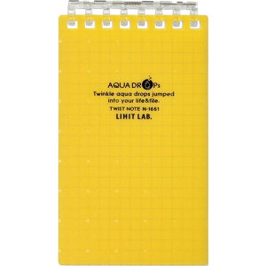 LIHIT LAB. AQUA DROPs �c�C�X�g�����O �m�[�g ���� �� N-1661-5-YE