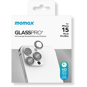 MOMAX [}bNX GlassPro+ JpKXtBfor iPhone 15 Pro/ 15 Pro Max O[ MM25542i15PR
