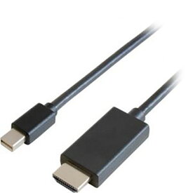 IOデータ IO DATA ゴッパ miniDisplayPort-HDMI変換ケーブル 1m ブラック GP-MDPHD/K-10