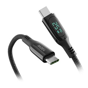 FlukeForest �[�d�Ɠ����ɓd�͑��� USB-CtoC PD100W�Ή� �f�B�X�v���C�t�������P�[�u�� 1.2m VA-221