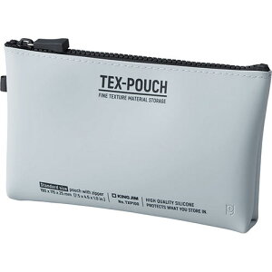 KING JIM LOW TEX-POUCH O[ KJ-TXP100-GR