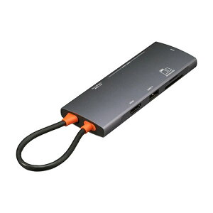 �i�J�o���V PD�Ή� Type-C 9in1 �A���~�h�b�L���O�X�e�[�V���� �O���[ UD-C05GY