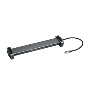 �i�J�o���V Type-C10in1PC�X�^���h�h�b�N �O���[ UD-C06GY