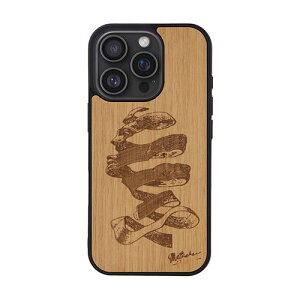 Man & Wood �}���A���h�E�b�h MagSafe�Ή��V�R�؃P�[�X for iPhone 16 Pro �G�b�V���[�̌��e I27064i16PR