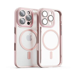 miak �~�A�b�N �����Y�K�[�h��̌^MagSafe�Ή��N���A�P�[�X for iPhone 16 Pro �s���N MA27198i16PR