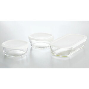 HARIO nI ϔMKXۑeSTCY3_Zbg ye900ml̕ۑe×1Ee250ml̕ۑe×2z 7097-014