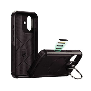 ESR Cyber Armor X^htϏՌP[X for iPhone 17 ubN ES27900i17