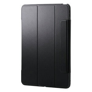 �G���R�� 13�C���`iPad Pro(M4) �t���b�v�P�[�X ���^�y�� �J���[�G�b�W �w�ʃN���A �u���b�N TB-A25PLWVFCBK