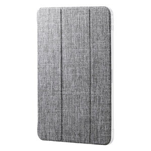 �G���R�� 11�C���`iPad Pro(M4) �t���b�v�P�[�X ���^�y�� �t�@�u���b�N �w�ʃN���A �O���[ TB-A25PMWVCGY